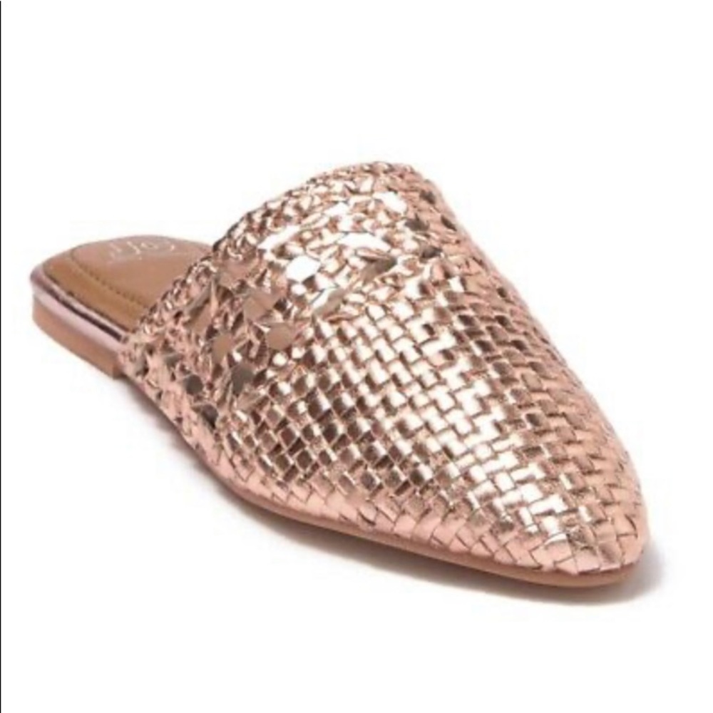 Jeffery Campbell Rose Gold sandals